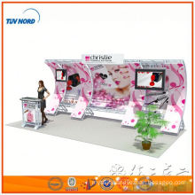 backdrop display for trade show display booths with TV mounts